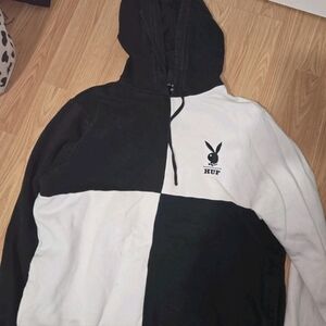 Huf X Color Block Playboy Hoodie Pullover
